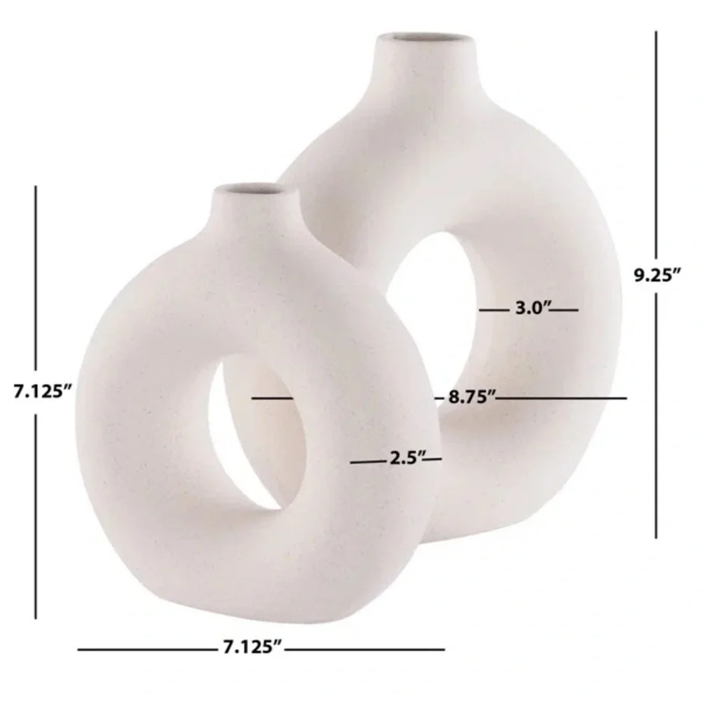 Wayfair ceramic donut table vase